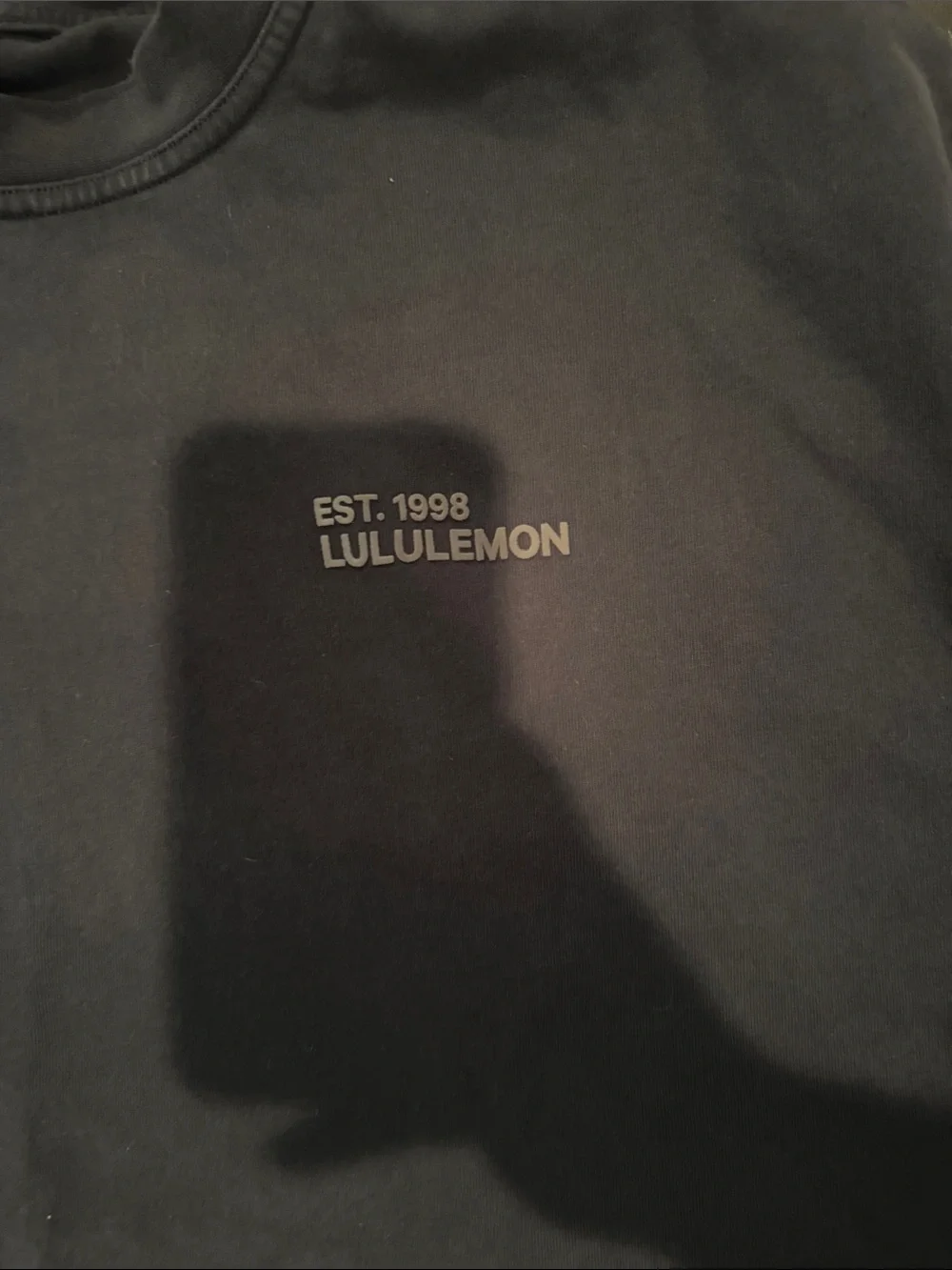 Lululemon Heavyweight Cotton T Shirt with EST. 1998 Logo